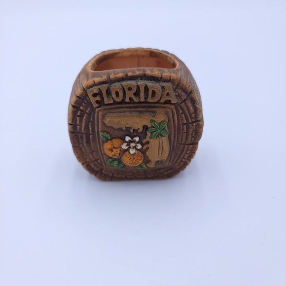 Treasure Craft Kitchen Vintage Treasure Craft Florida Barrel